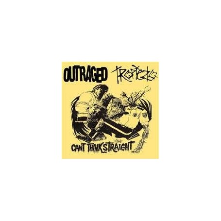 OUTRAGED - TROPIEZO split CD