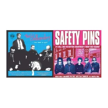 THE HELLBENDERS - SAFETY PINS split CD