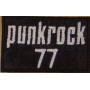 PUNK ROCK 77 parche bordado