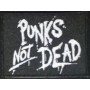 punks not dead parche bordado