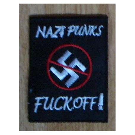 NAZI PUNKS FUCK OFF parche bordado