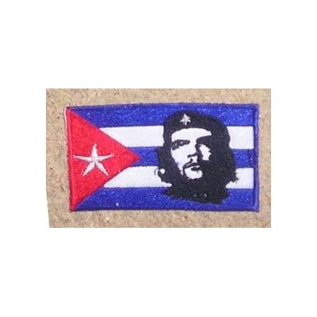 CHE BANDERA PARCHE BORDAD