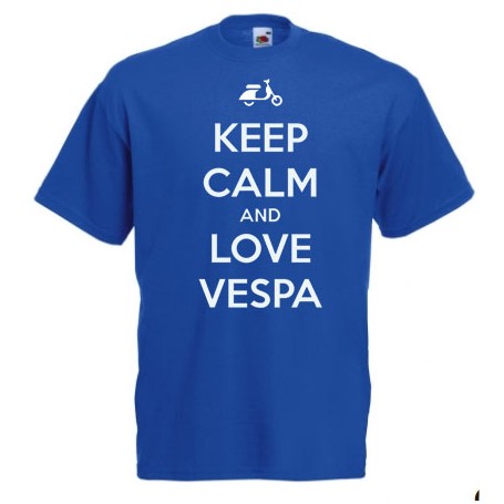 keep calm and love vespa