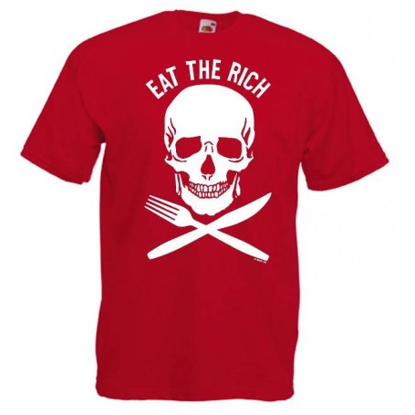 Eat the rich camiseta REBAJADA