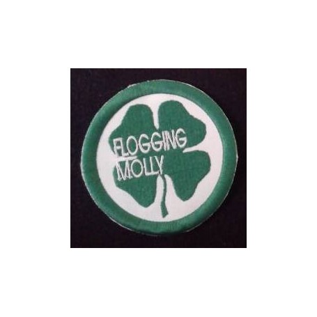 flogging molly trebol parche bordado