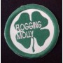 flogging molly trebol parche bordado