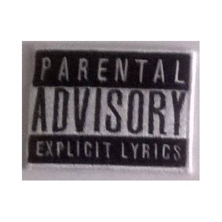 Parental Advisory parche bordado