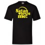 satan me love camiseta negra