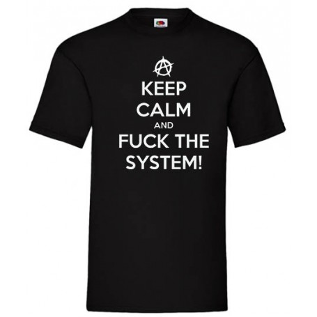 keep calm and fuck the system