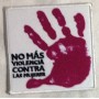no mas violencia parche bordado REBAJADO