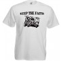 keep the faith camiseta blanca