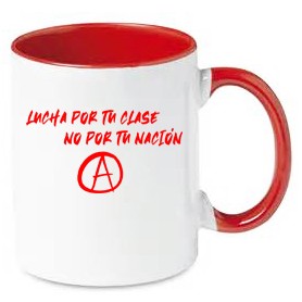 lucha por tu clase taza