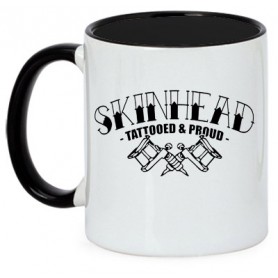 Skinhead and proud... taza
