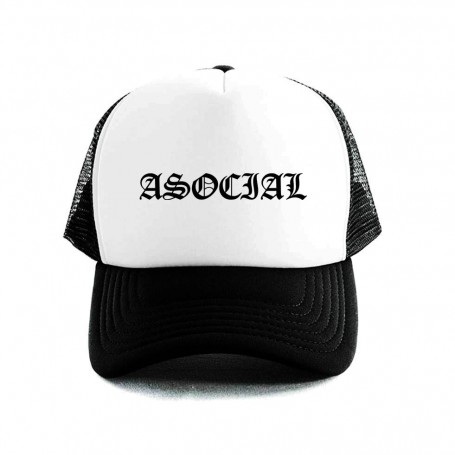 asocial gorra