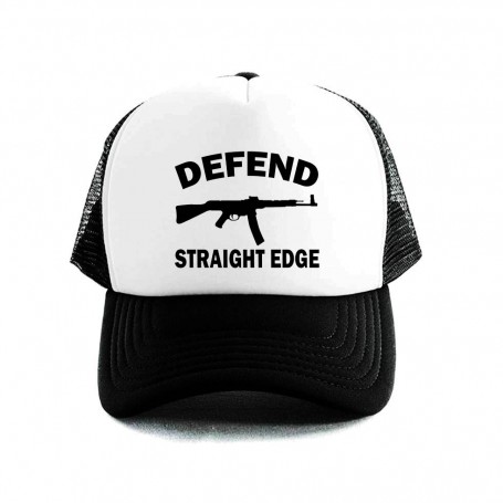 defend straight edge gorra