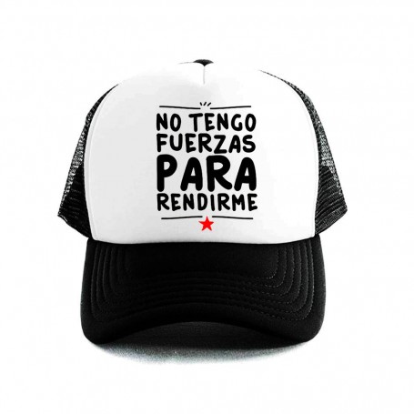 no tengo fuerzas gorra