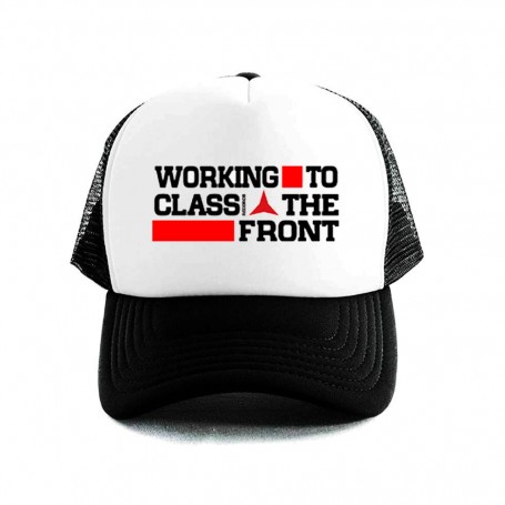 Working to the front gorra