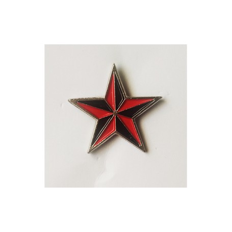 Estrella rojinegra mod pin REBAJADO