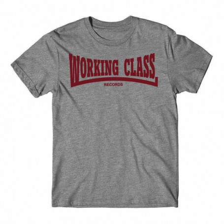 WORKING CLASS camiseta gris jaspeado