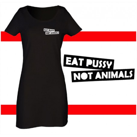 eat pussy not animals vestido