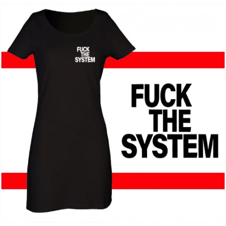 fuck the system vestido