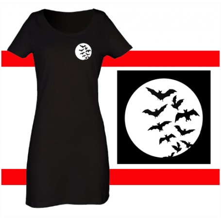 murciélagos vestido