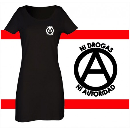 ni drogas ni autoridad vestido
