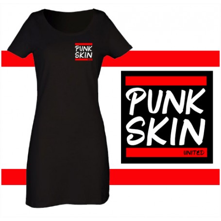 punk skin vestido
