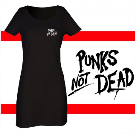 punks not dead vestido