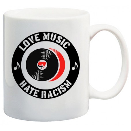 love music hate racism mod 379 taza