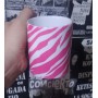 Estampado blanco rosa  taza