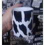 Estampado blanco negro  taza