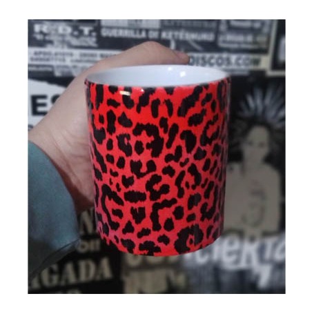 Estampado leopardo color mod 454 taza