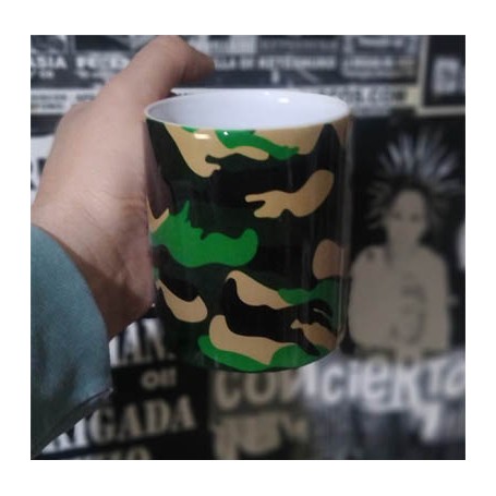 Estampado camuflaje color taza rebajada