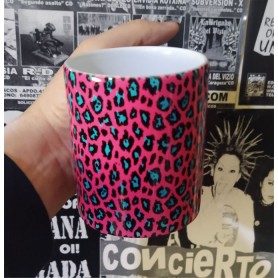 Estampado leopardo color mod 374 taza