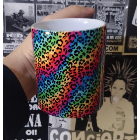 Estampado leopardo color mod 372 taza
