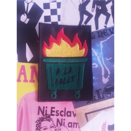 A la calle parche bordado