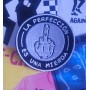 la perfección es una mierda parche bordado