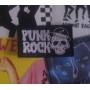punk rock calavera parche bordado