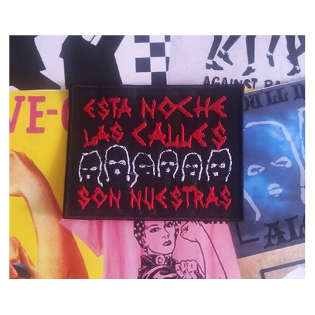 esta noche las calles son nuestras parche bordado