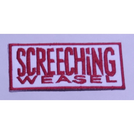 Screeching weasel parche bordado