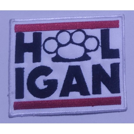 HOOLIGAN parche bordado
