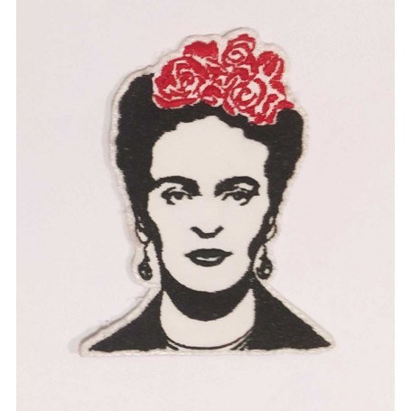 Frida parche bordado