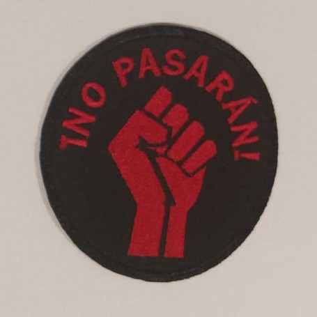 no pasarán parche bordado