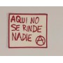 aqui no se rinde nadie parche bordado
