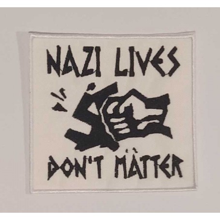 nazi punks fuck off parche bordado