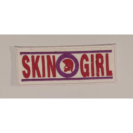 Skin girl parche bordado