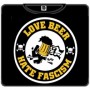 Love beer hate racism camiseta