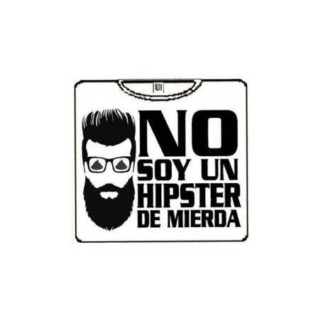 No soy un hipster de mierda camiseta