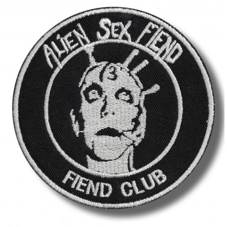 Alien sex fiend parche bordado